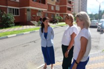 Изображение к новости Встреча с жителями в районе дома №18 по улице Горького