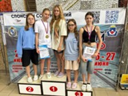 Изображение к новости Спортсменки из Фрязино стали призерами межрегионального турнира по плаванию!
