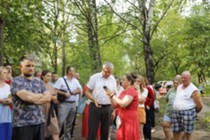 Изображение к статье Глава городского округа Фрязино Дмитрий Воробьев встретился с жителями дома 16 по улице Полевая