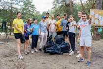Изображение к статье Подмосковная «Молодая Гвардия» провела трёхдневный экокемпинг «С любовью к планете!» в Орехово-Зуевском округе