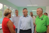 Изображение к статье Неделя осталась до 1 сентября! Глава городского округа Фрязино Дмитрий Воробьев посетил школу №5.