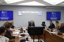 Изображение к статье Глава городского округа Фрязино Дмитрий Воробьев провел еженедельное оперативное совещание