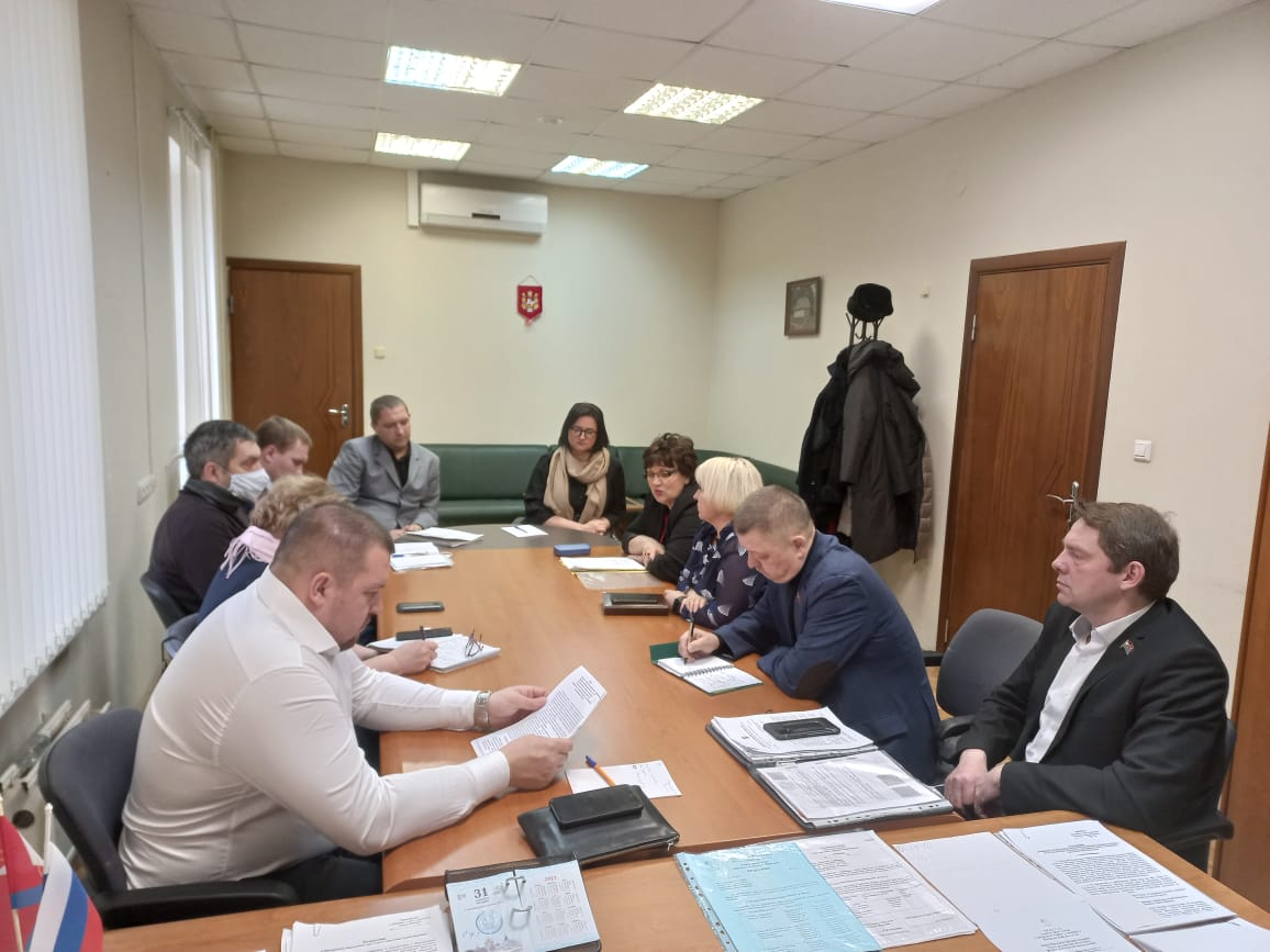 Фотография расширенного заседания депутатских комиссий Совета депутатов городского округа Фрязино