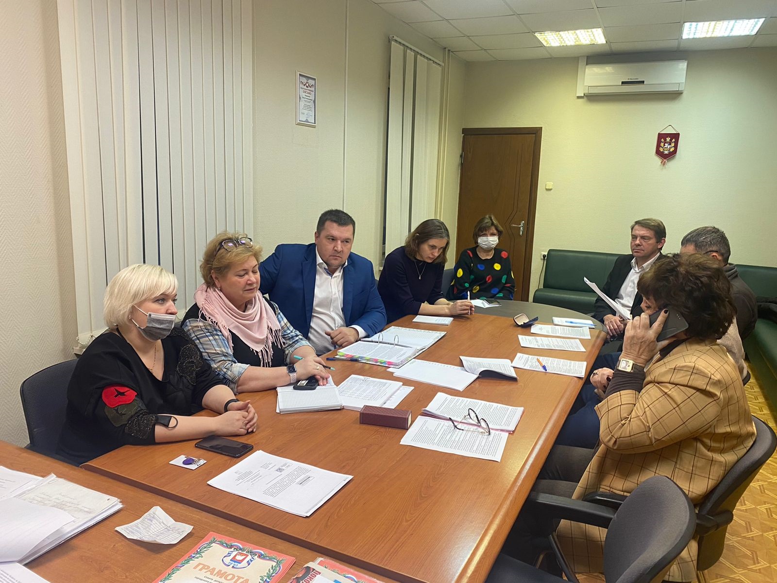 25 ноября 2021 года в Совете депутатов городского округа Фрязино состоялось расширенное заседание депутатских комиссий