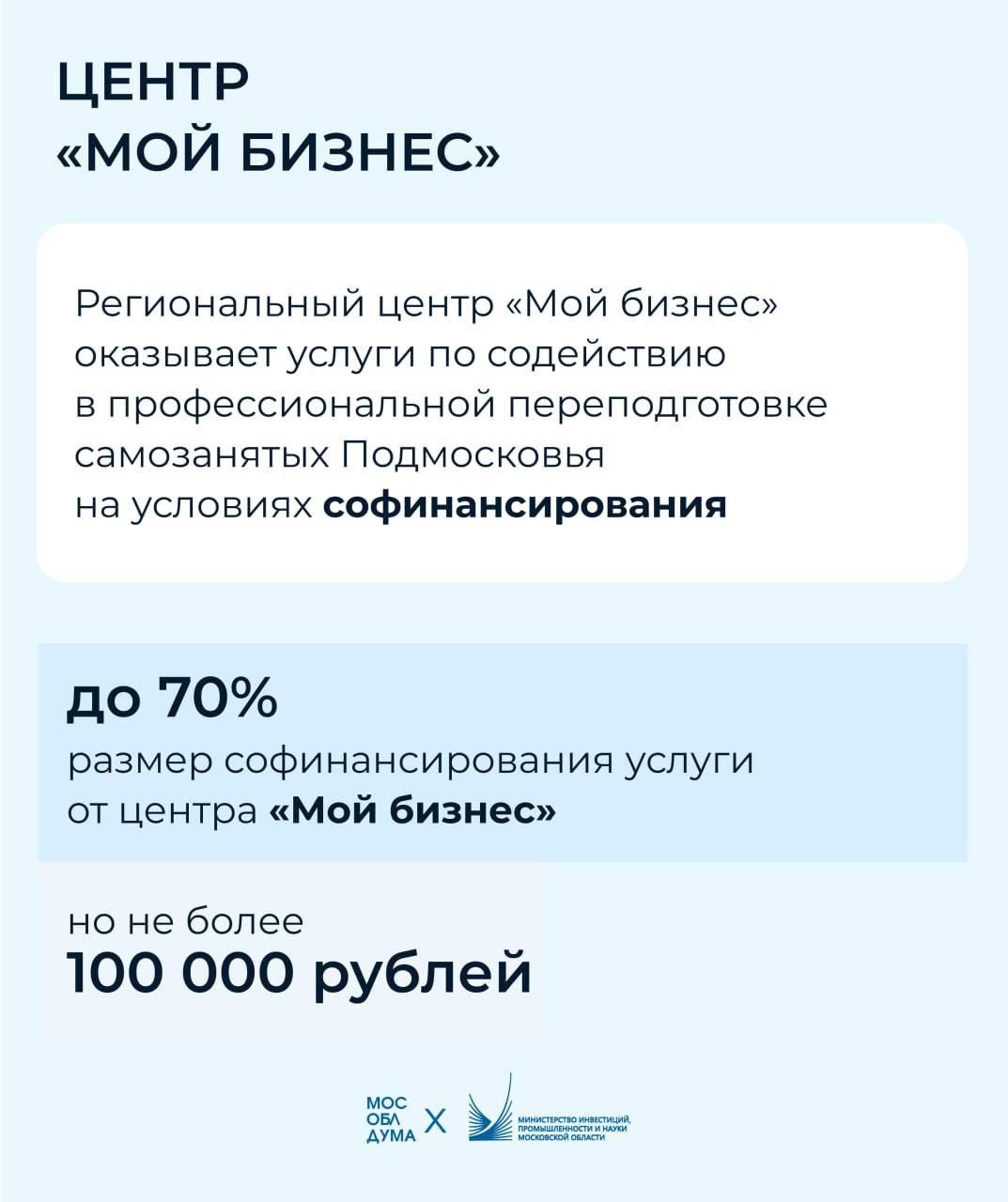 Московская область занимает второе место в России по количеству самозанятых