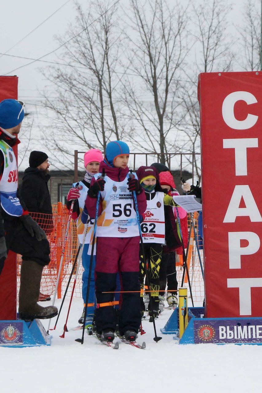 В городе Киржач прошло открытое первенство города Киржач по лыжным гонкам «Праздник снега»