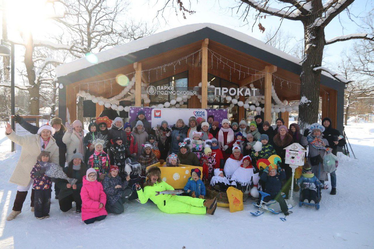 Яркий, волшебный зимний фестиваль «Парад санок «Снеговерть 2024» прошел 10 февраля в Фрязинском Лесопарке