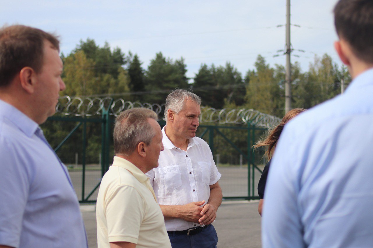 Глава городского округа Фрязино Дмитрий Воробьев посетил новый складской морозильный комплекс «Экохолод»