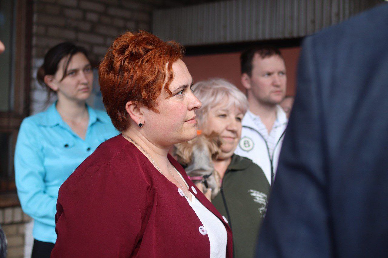 Глава городского округа Фрязино Дмитрий Воробьёв провел встречу с жителями дома 27 по улице Нахимова
