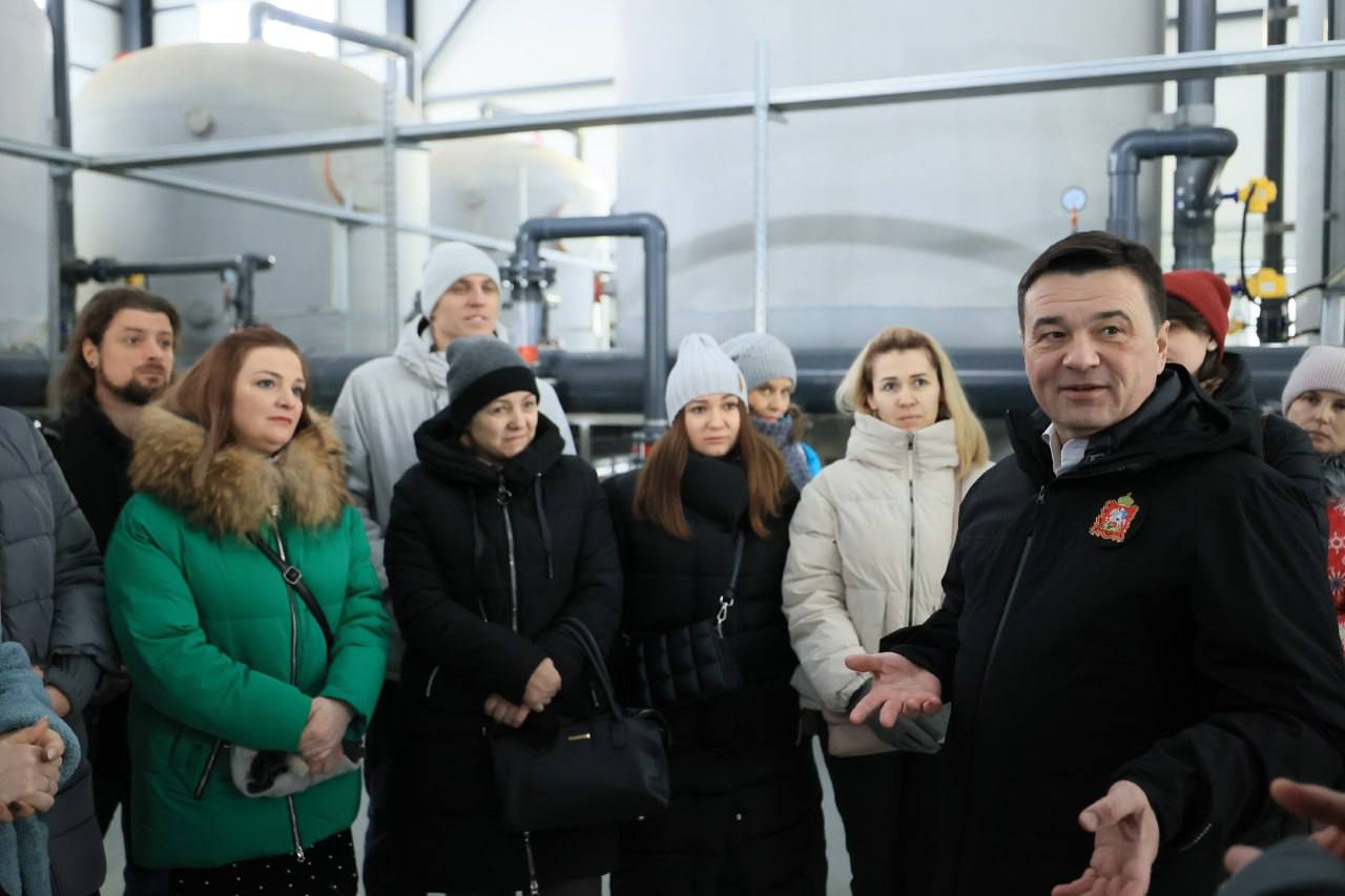 Губернатор Московской области Андрей Юрьевич Воробьев посетил ВЗУ №4 во Фрязино
