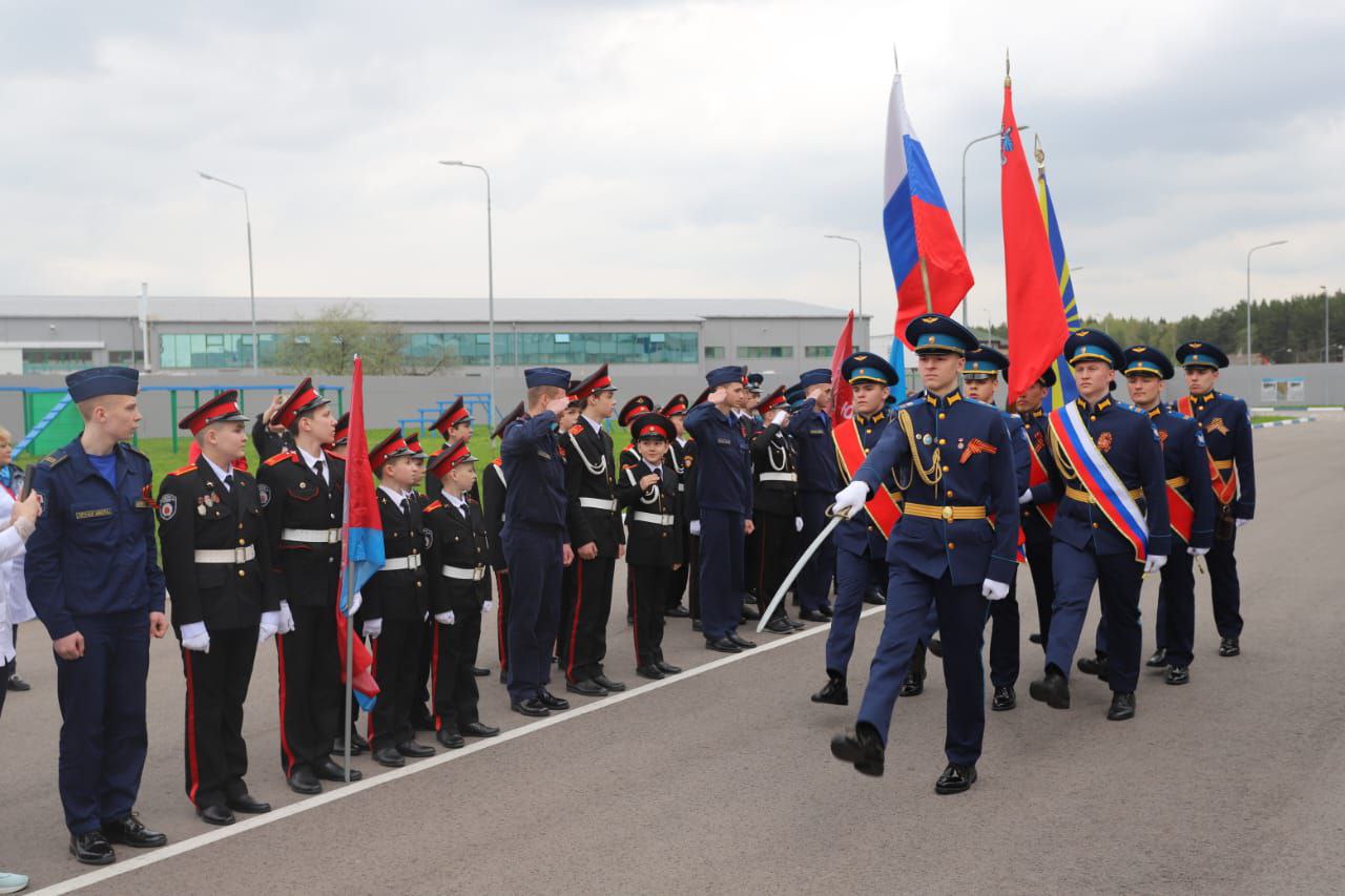 Наша легендарная кадетская школа приняла Парад военно-патриотических объединений Московской области