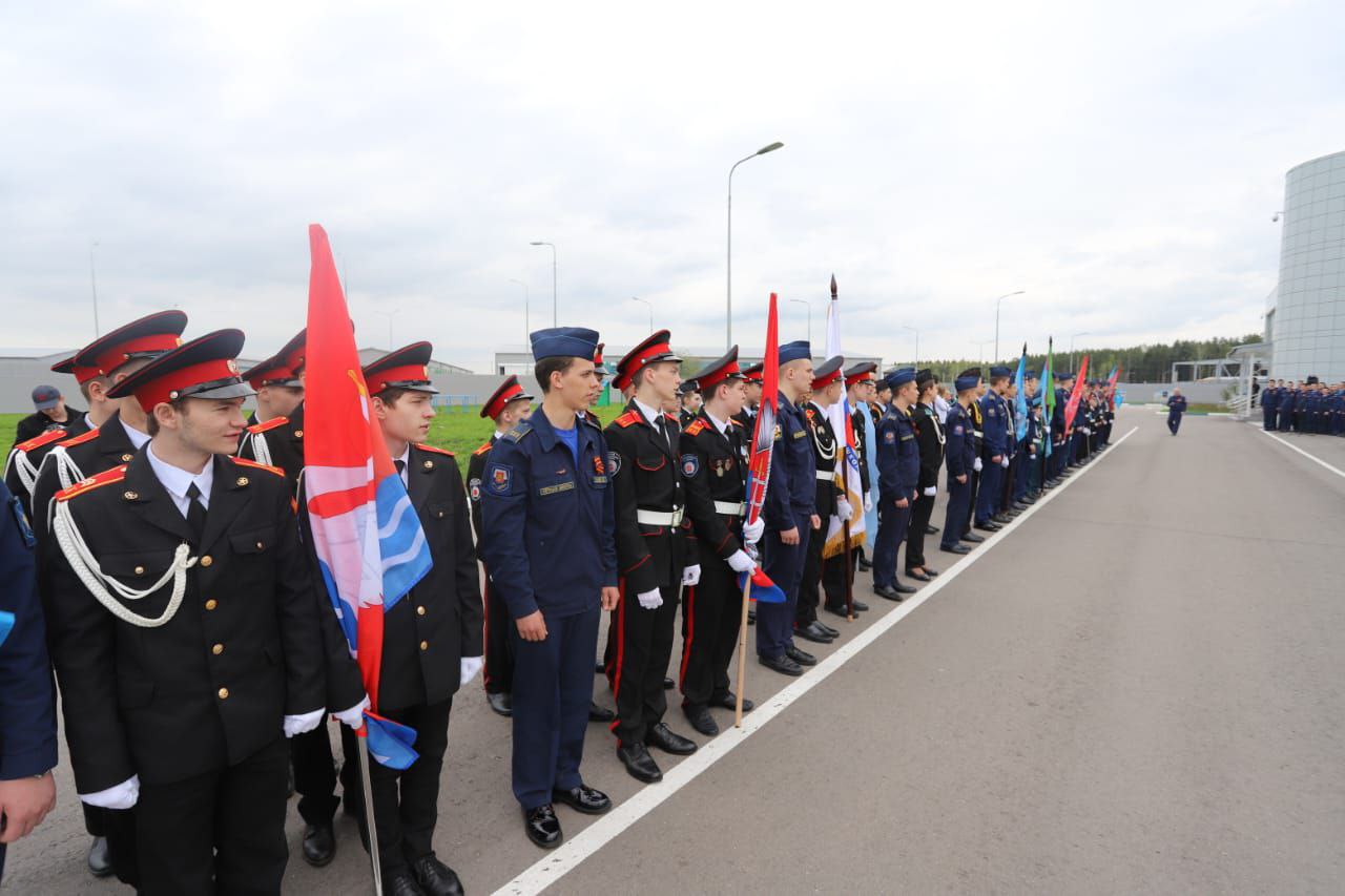 Наша легендарная кадетская школа приняла Парад военно-патриотических объединений Московской области