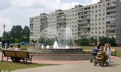 Новый фонтан на ул. 60 лет СССР (фото: Алексей Куров)